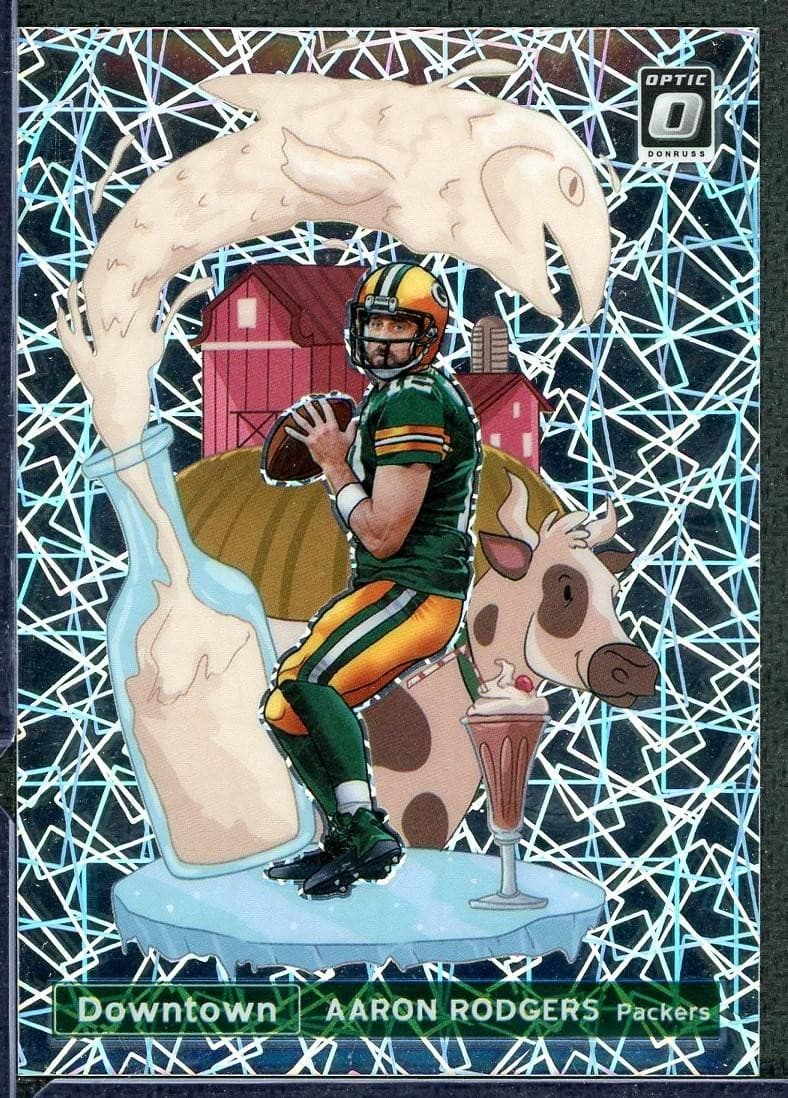 2021 Panini Donruss Optic Aaron Rodgers Downtown DT-15