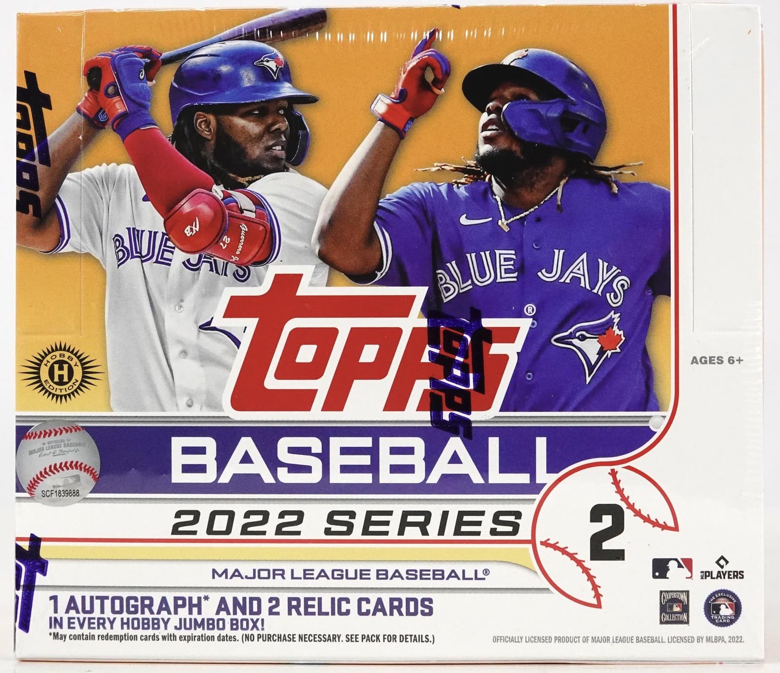 2022 TOPPS SERIES 2 BASEBALL HOBBY JUMBO BOX
