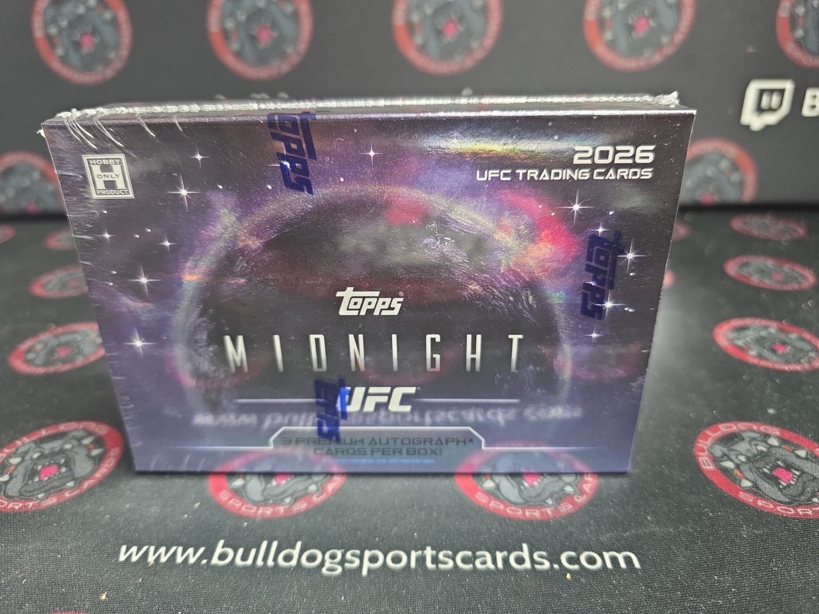 2026 Topps UFC Midnight Factory Sealed Hobby Box 3 Autographs Per Box