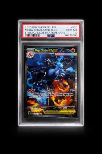 Pokemon 2025 Mega Charizard X ex 125/094 SIR Phantasmal Flames GEM MINT PSA 10
