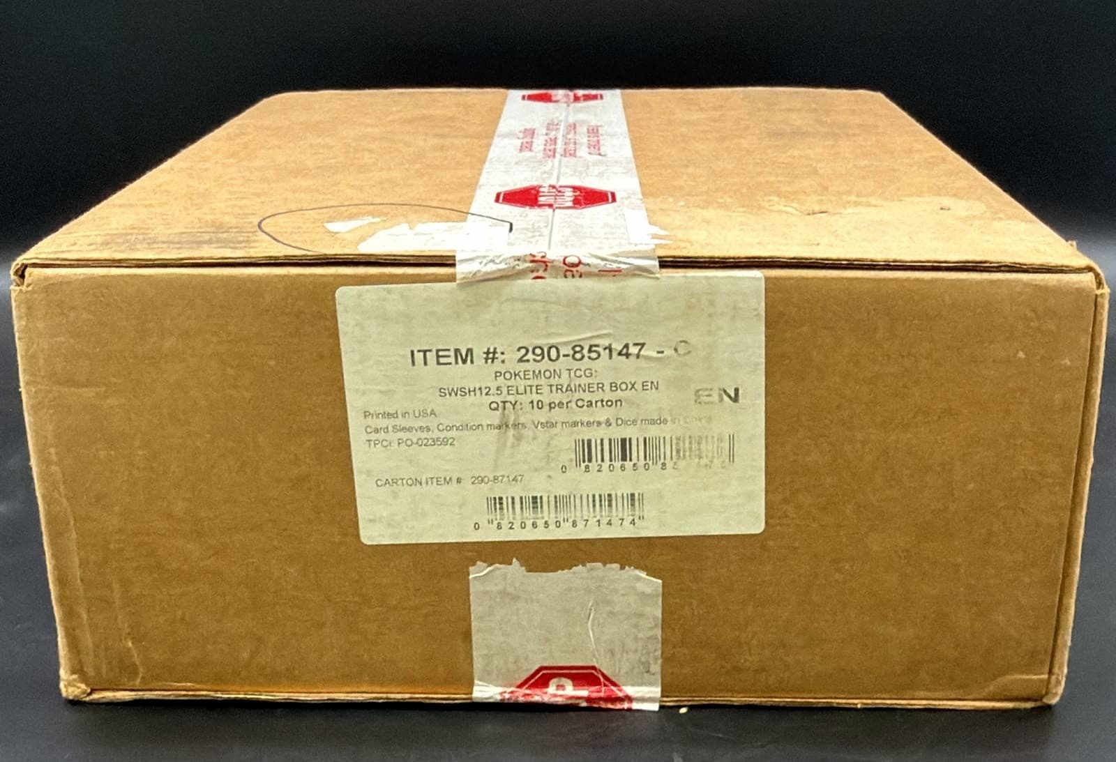 Pokemon TCG Crown Zenith SWSH12.5 Elite Trainer Box Case SEALED