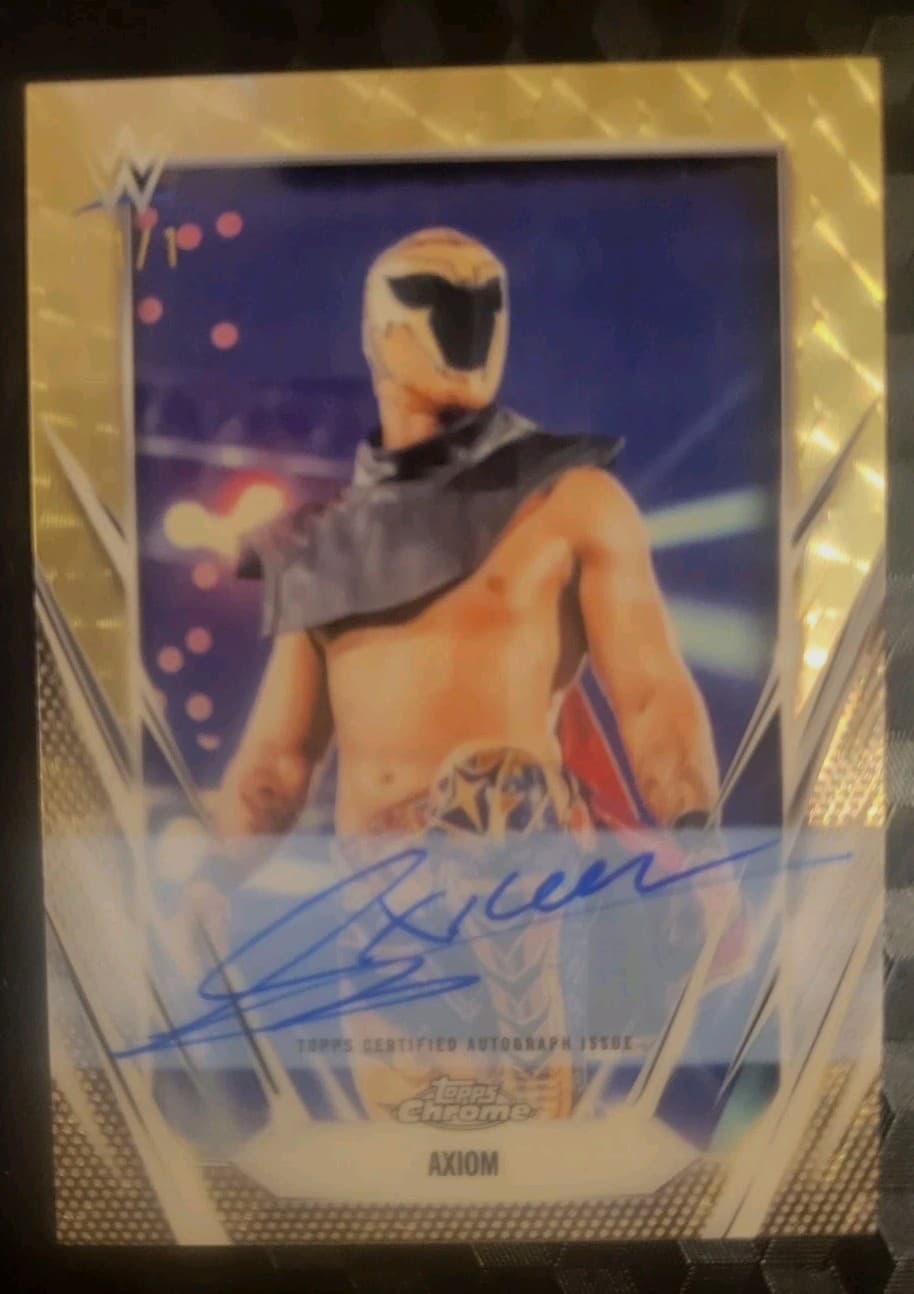 Axiom 2026 Topps Chrome Wwe Superfractor Auto 1/1 
