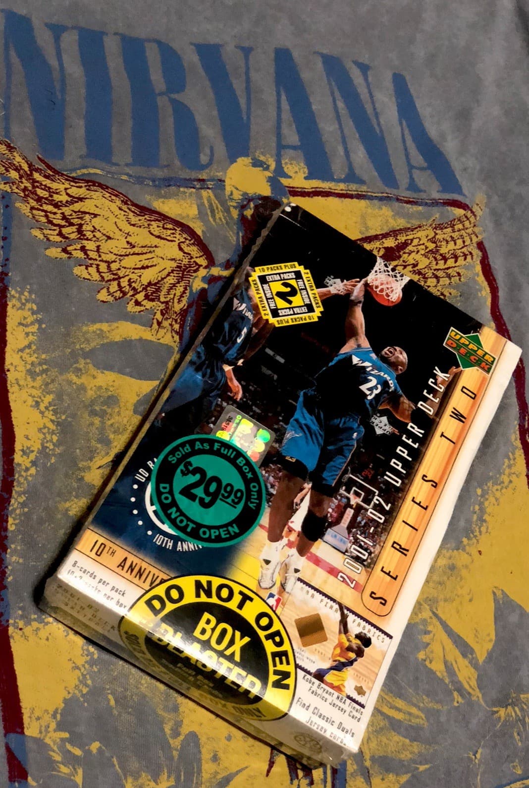 ™ 2001-02 UPPER Deck🏀SerieS 2 BasketBal Box Sealed, JORDAN/Kobe DUAL GW-Jerseys