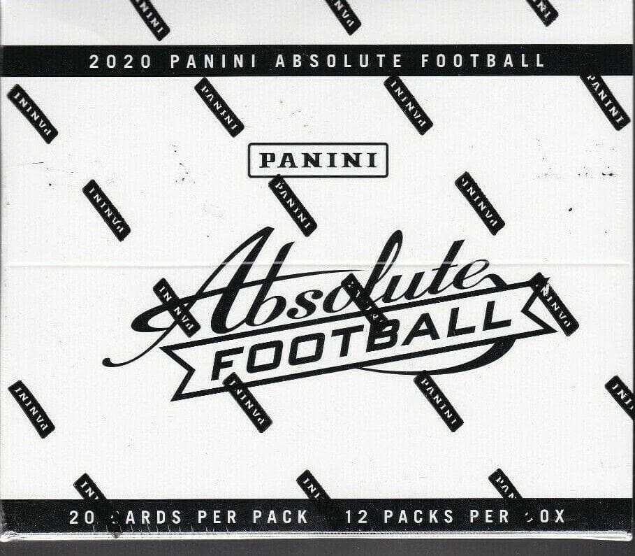 2020 Panini Absolute Football Jumbo Value Fat Pack 12-Pack Box