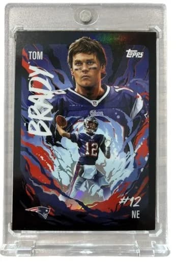 2025 Topps Chrome Football Tom Brady UV-6 Ultra Violet SSP CASE HIT 🔥 RARE