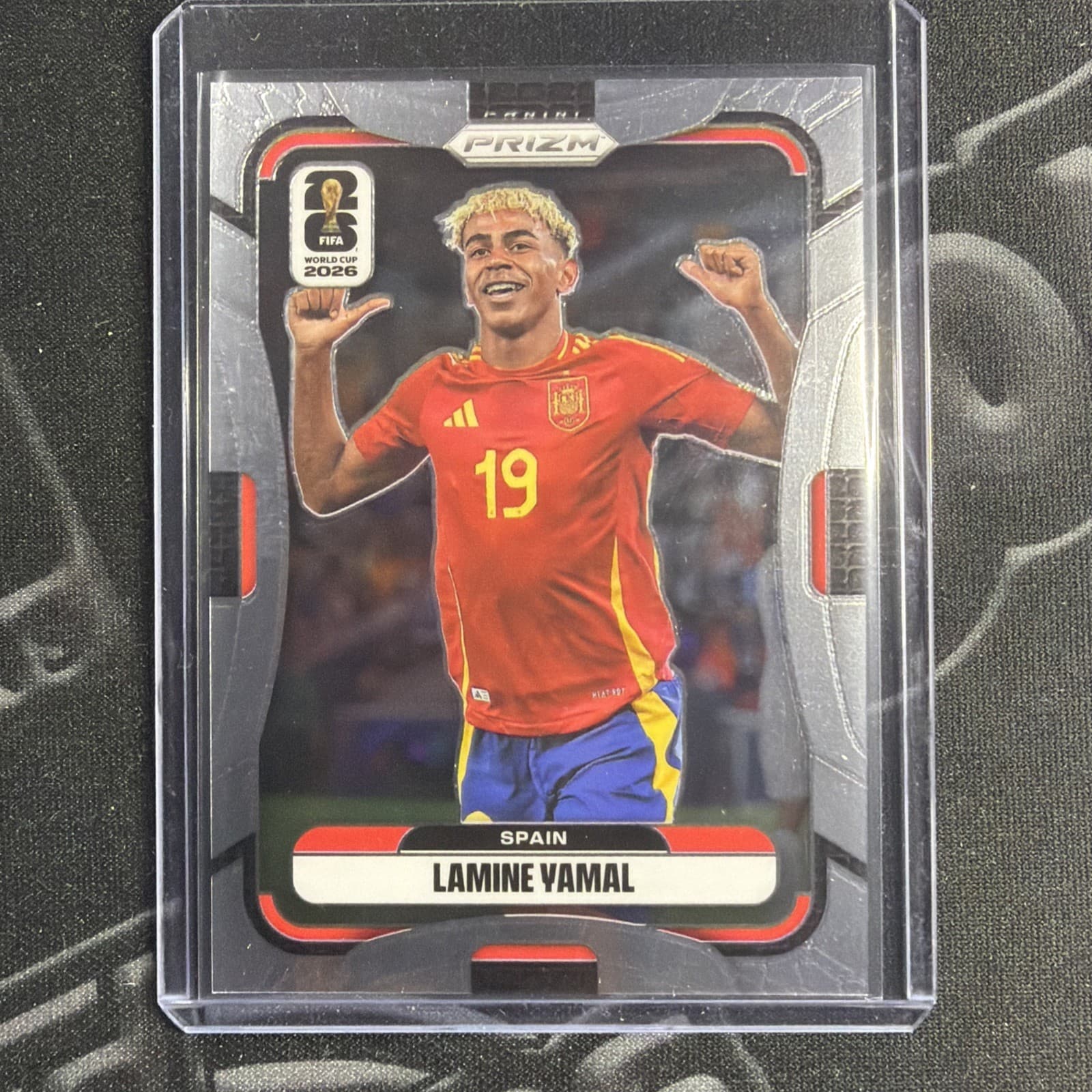 2026 Panini Prizm World Cup Champion Lamine Yamal Spain Image Variation SSP #70