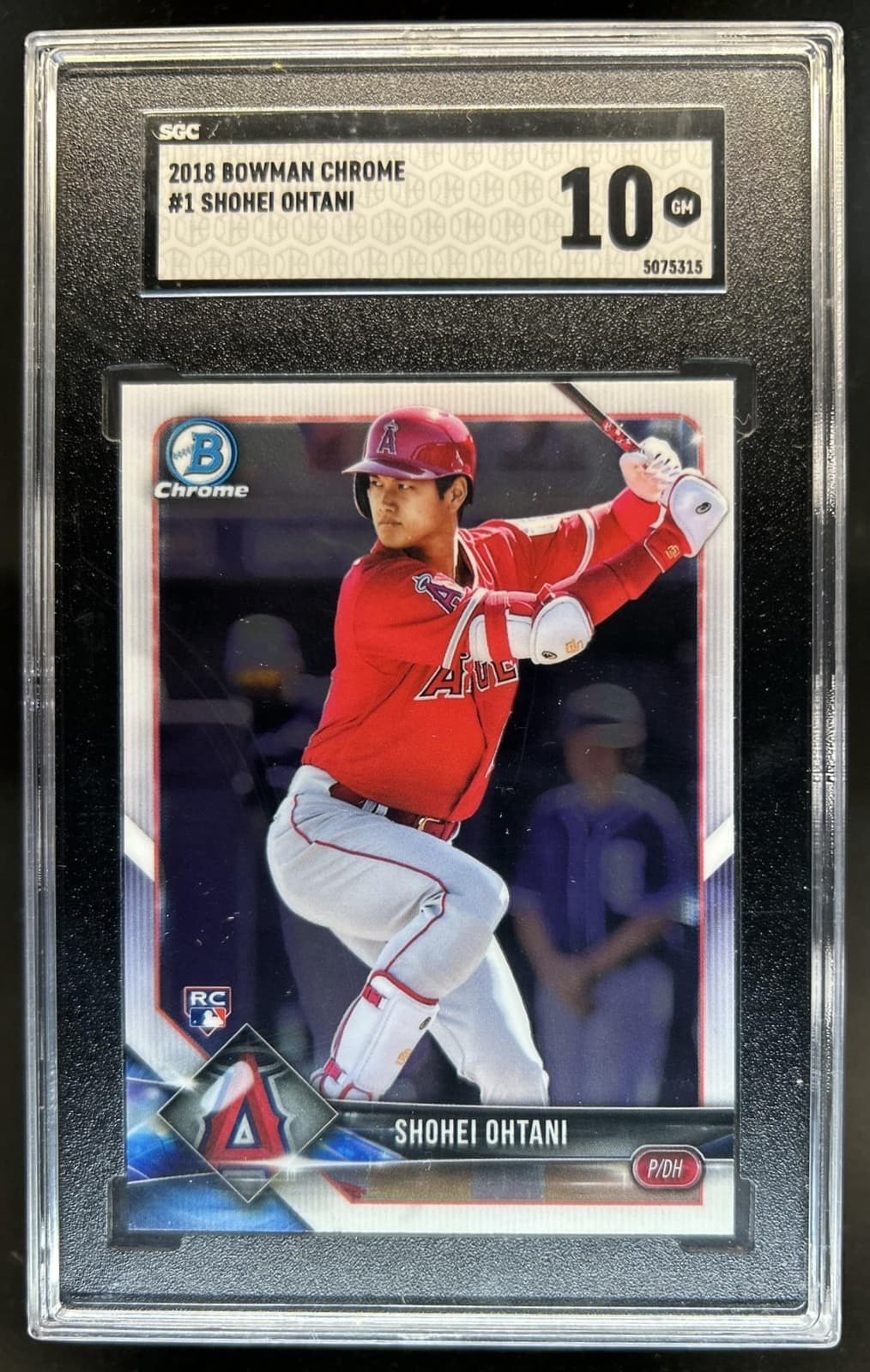 2018 Bowman Chrome Shohei Ohtani RC Rookie #1 Angels SGC 10