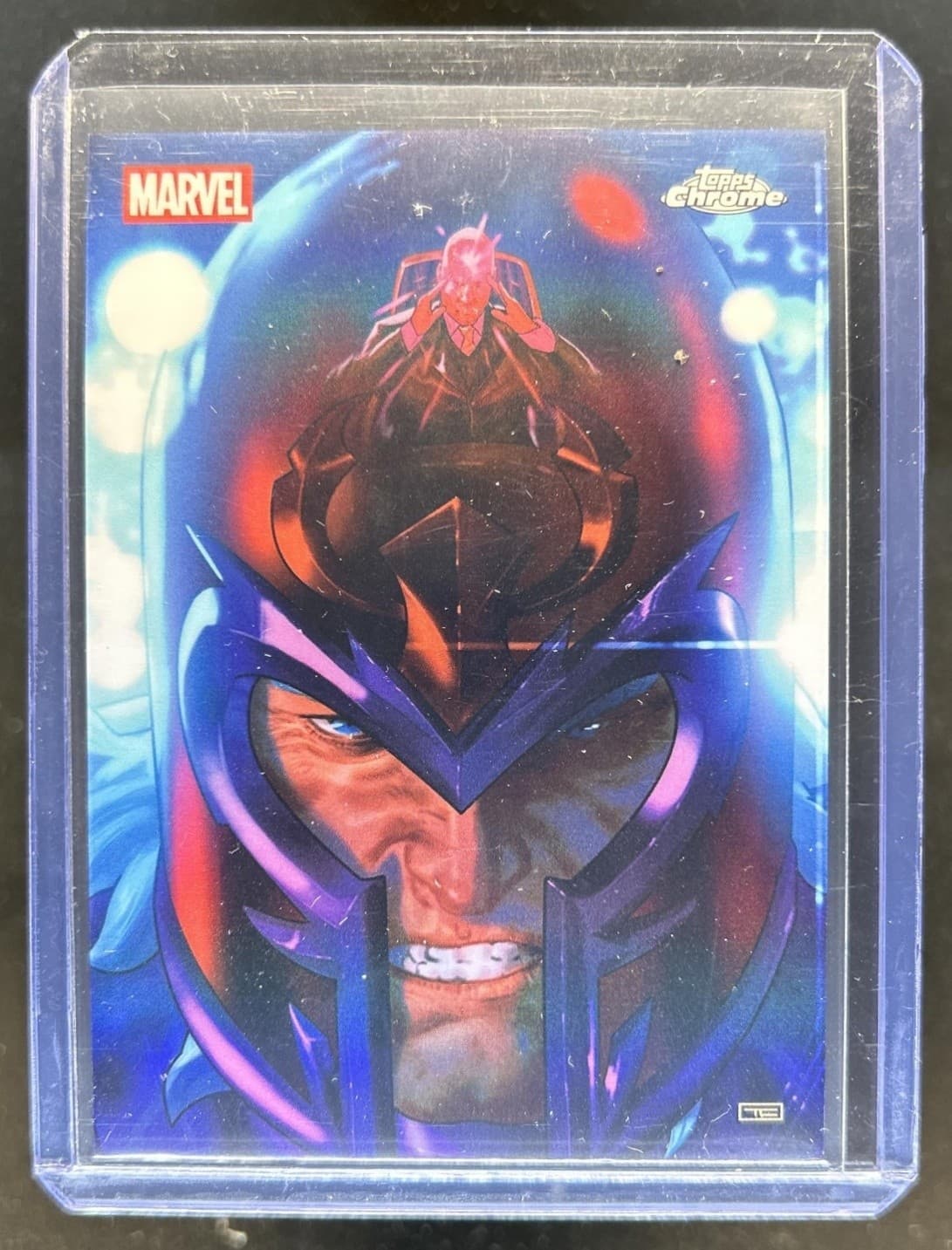 2025 Topps Chrome Marvel Studios Magneto & Professor X Reflections SSP #R-3