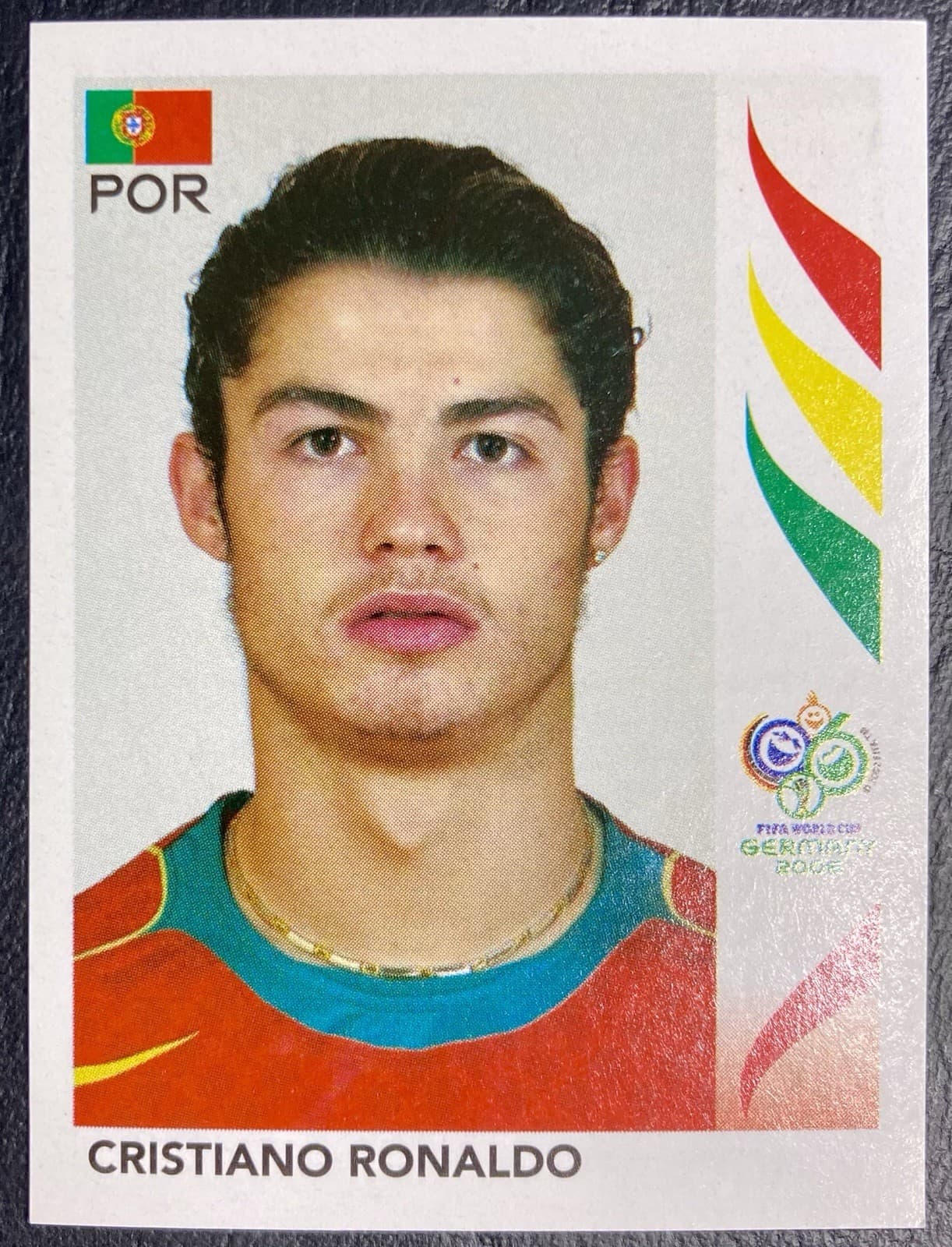 2006 Panini World Cup Sticker CRISTIANO RONALDO Portugal 🇵🇹 NM #298