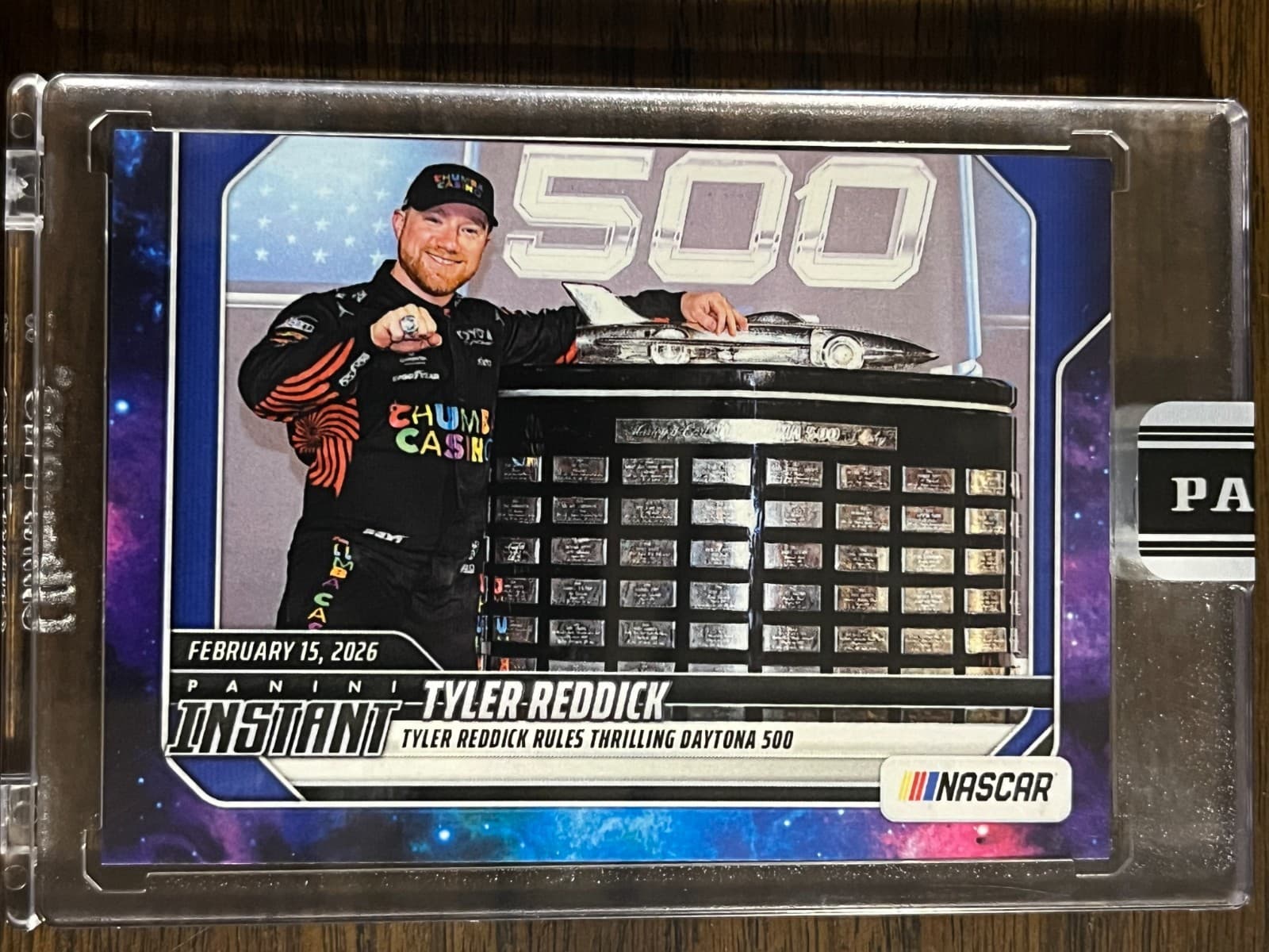 2026 Panini Instant NASCAR #5 Tyler Reddick 23XI Racing GALAXY 1/1