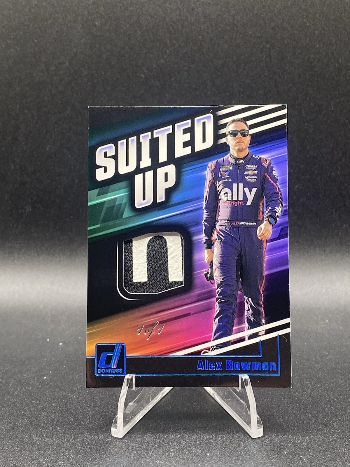 Panini 2026 Donruss Racing Suited Up Alex Bowman #SU-ABN 1/1!!! Read description
