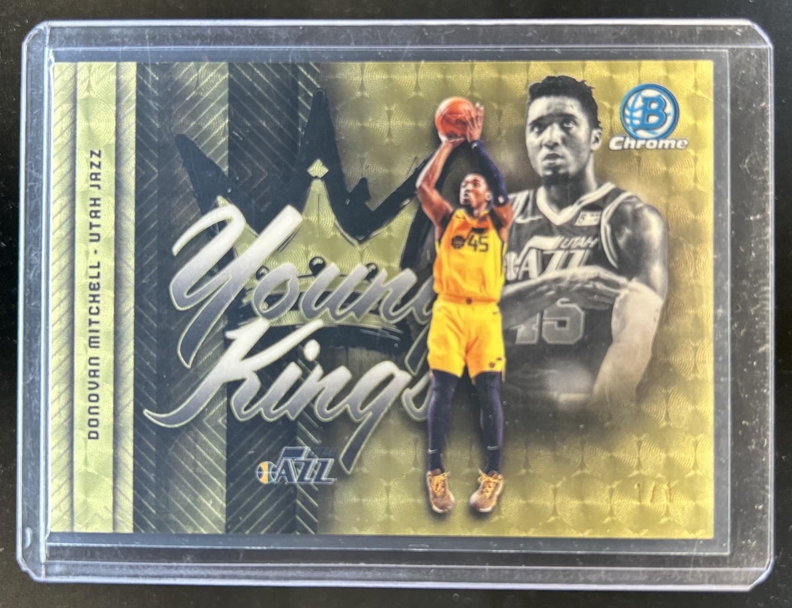 2025-26 Bowman Donovan Mitchell Chrome Young Kings SuperFractor #1/1 Jazz
