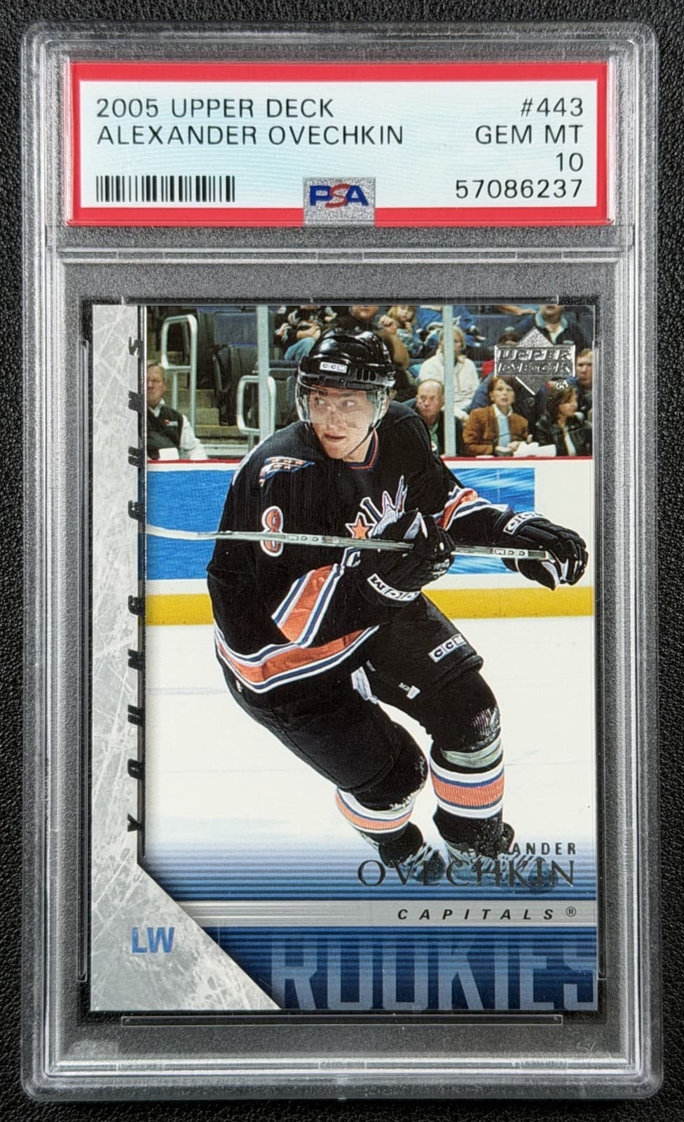 Alexander Alex Ovechkin Psa 10 2005-06 Upper Deck #443 Rookie Young Guns Rc