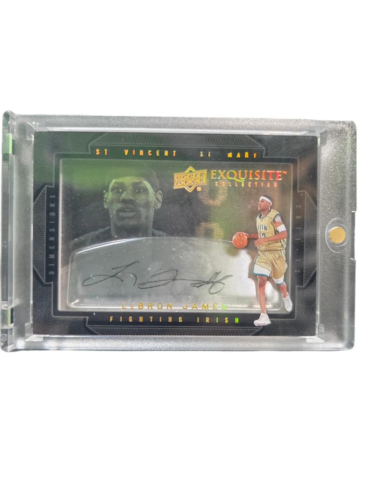 2011 Upper Deck Exquisite Collection Dimensions LeBron James #D-LE