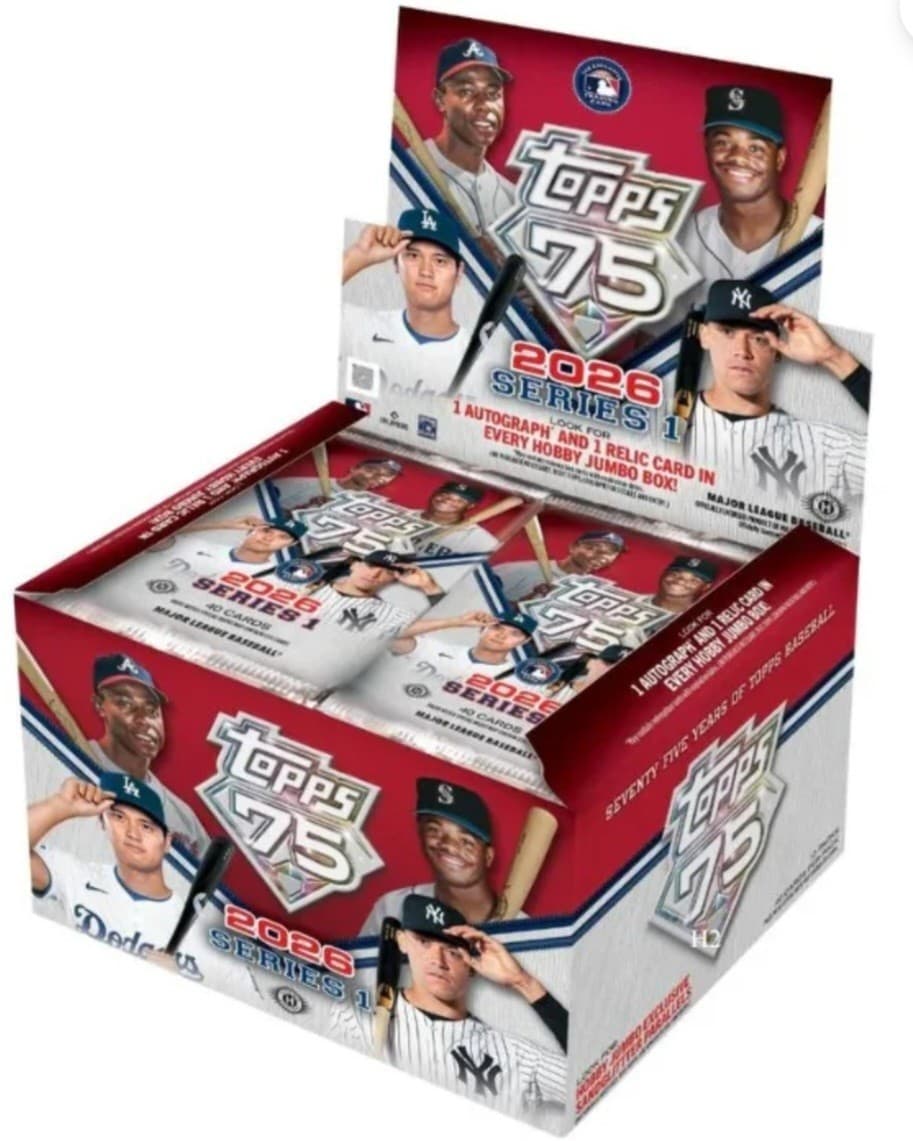 2026 Topps Series 1 Baseball Hobby Jumbo Box Sealed