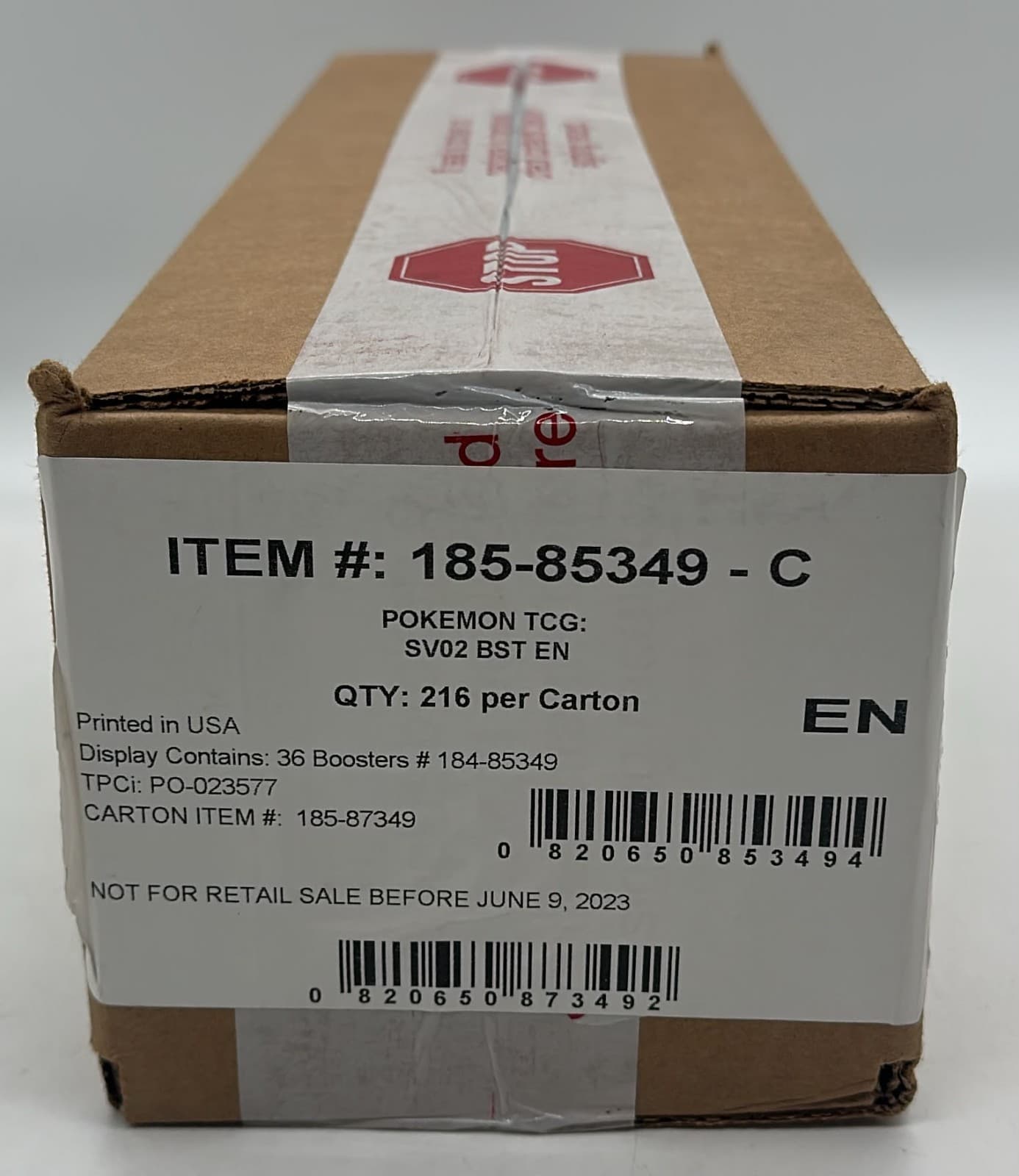 Pokemon TCG Paldea Evolved Booster Box Case SEALED