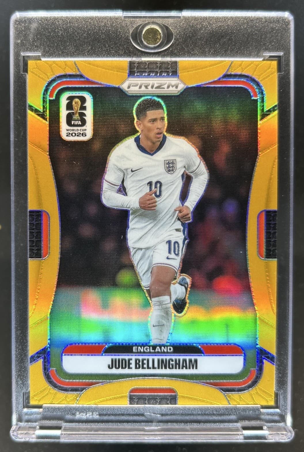 2026 Panini Prizm World Cup Jude Bellingham Gold #/10 England