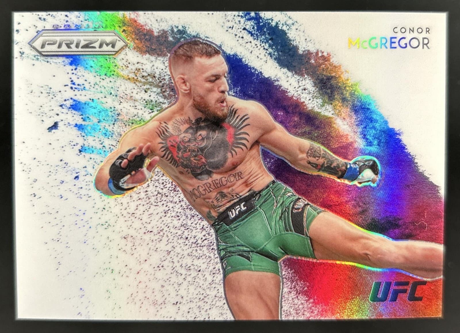 2022 Panini Prizm UFC Conor McGregor Color Blast SSP #6 (A)