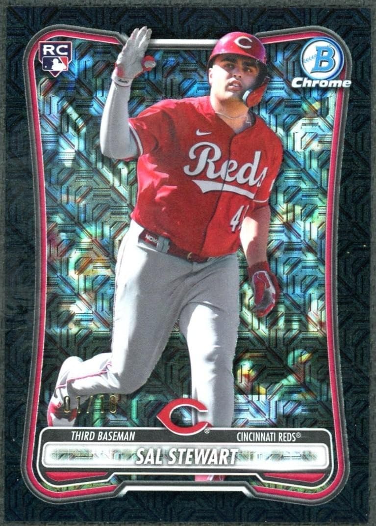 2026 Bowman Chrome Sal Stewart Black Geometric Rookie /10