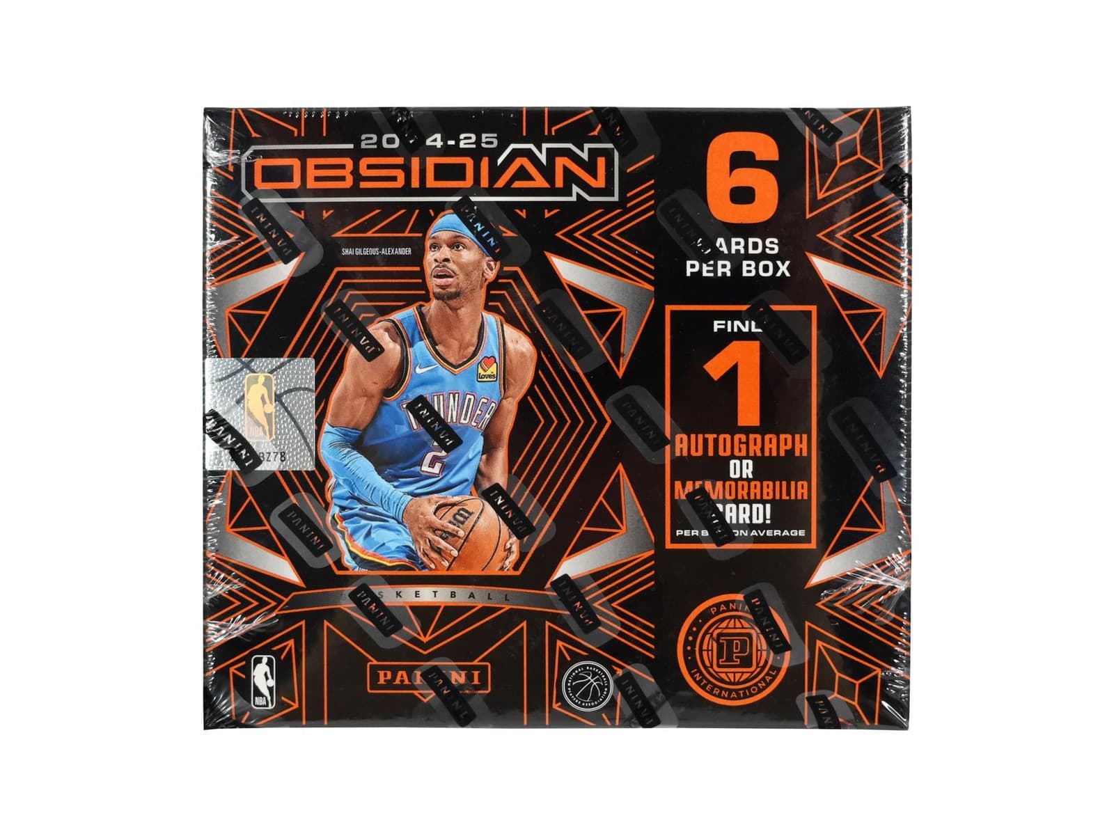 2024/25 Panini Obsidian Basketball International Hobby Box