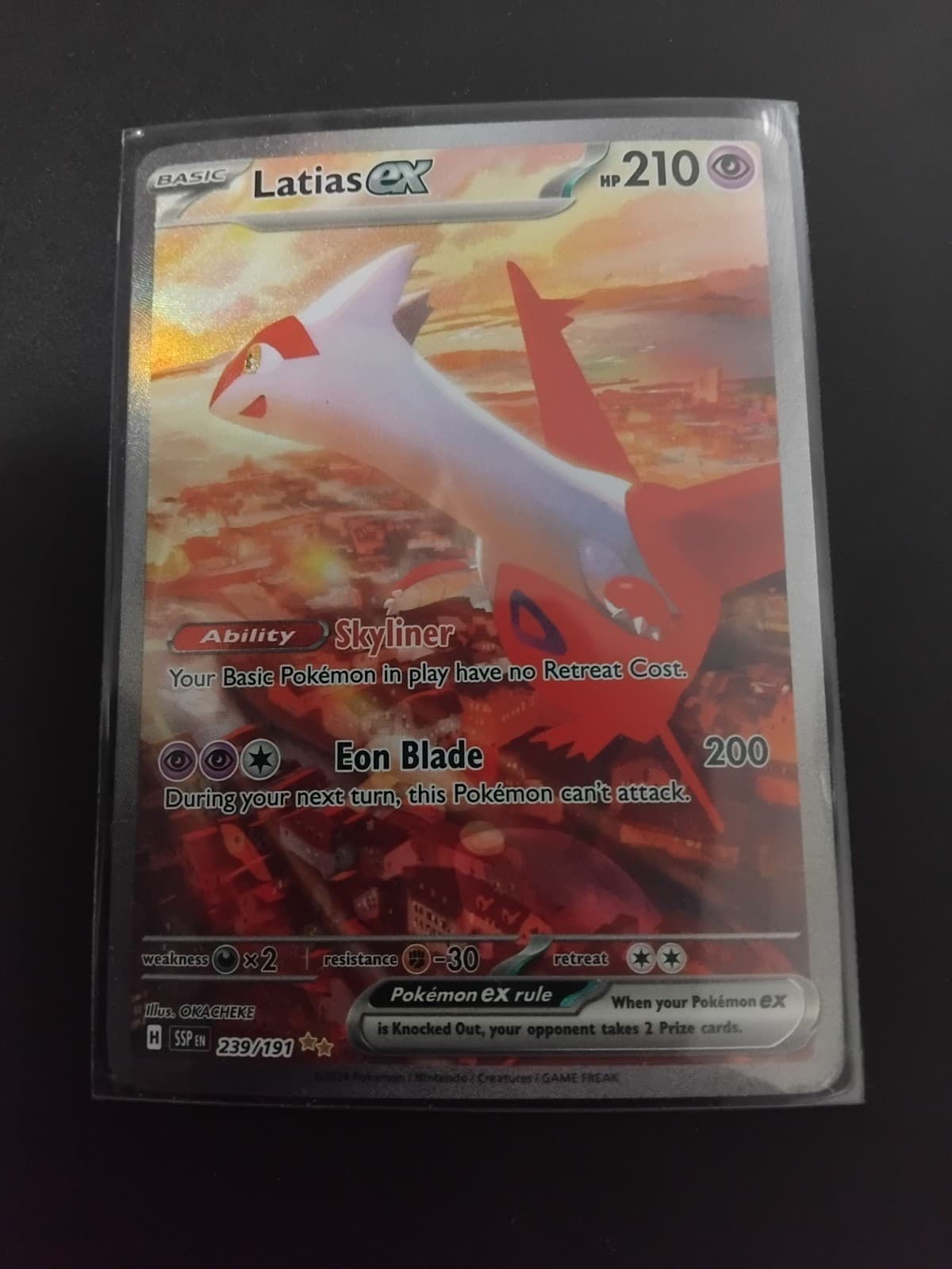 Pokemon card Latias ex 239/191