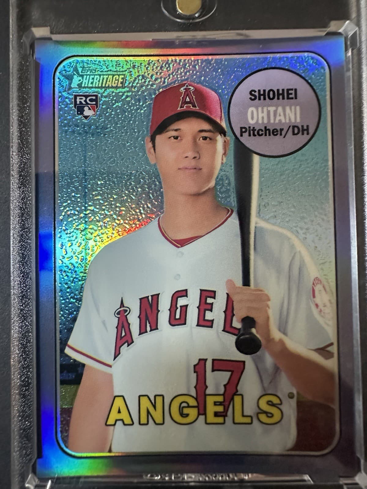 Shohei Ohtani  RC 2018 Topps Heritage Chrome Purple Refractor  #THC-600