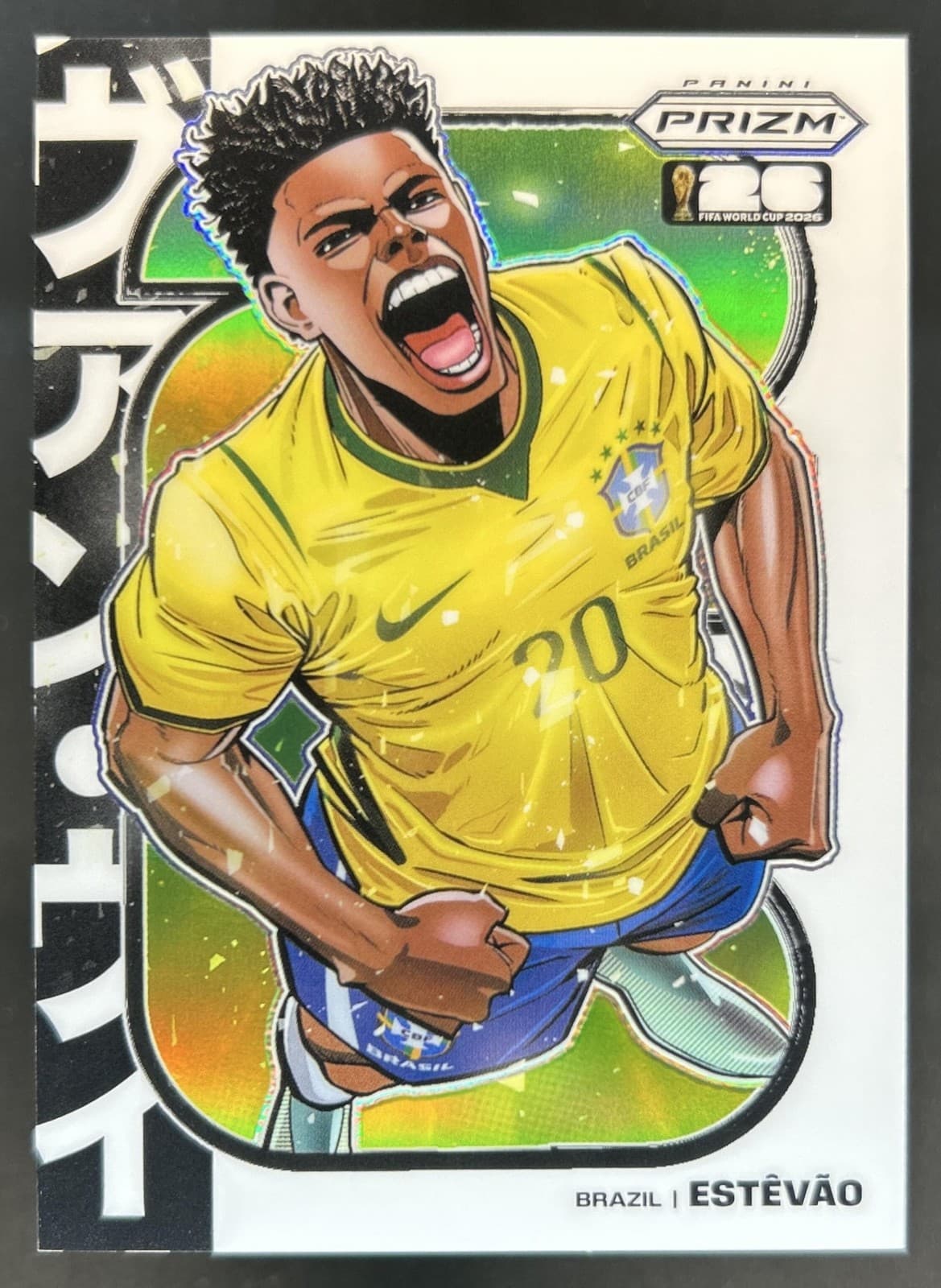 2026 Panini Prizm World Cup Estevao Manga SSP #14 Brazil