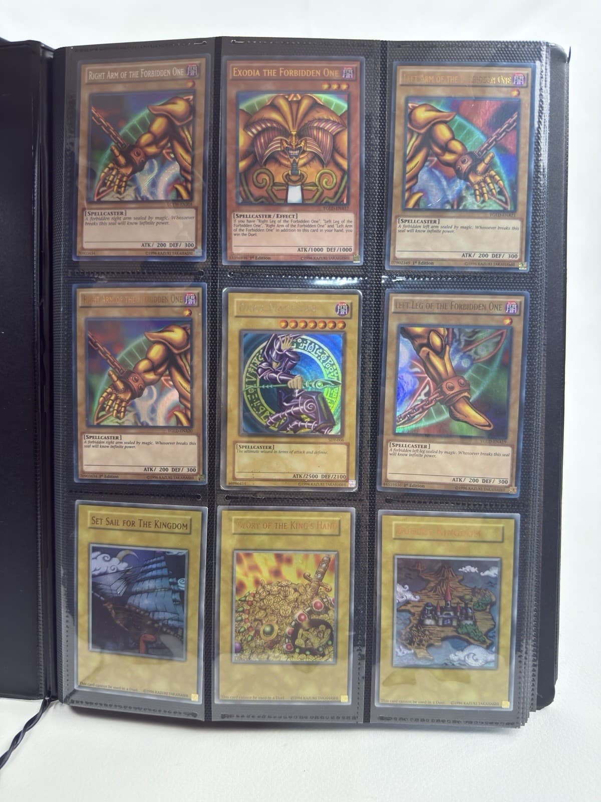 Rare Vintage Yugioh Binder Collection 150+ Cards 1st Ultimate All Rarities Holo