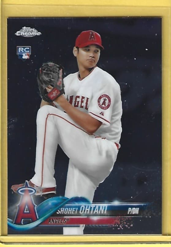 2018 Topps Chrome Shohei Ohtani Rookie Card #150 Angels EX++