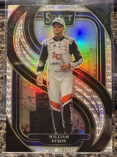 2025 Panini Racing Select William Byron Trackside Silver NASCAR Logo #261