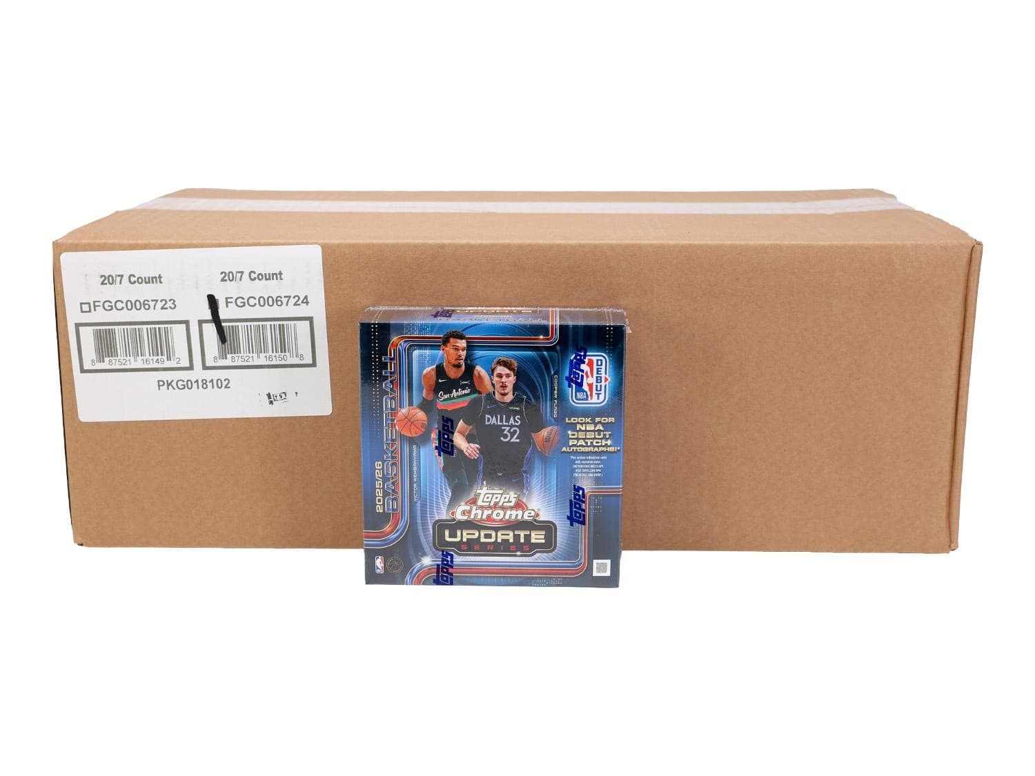 2025/26 Topps Chrome Update Series Basketball Mega 20-Box Case