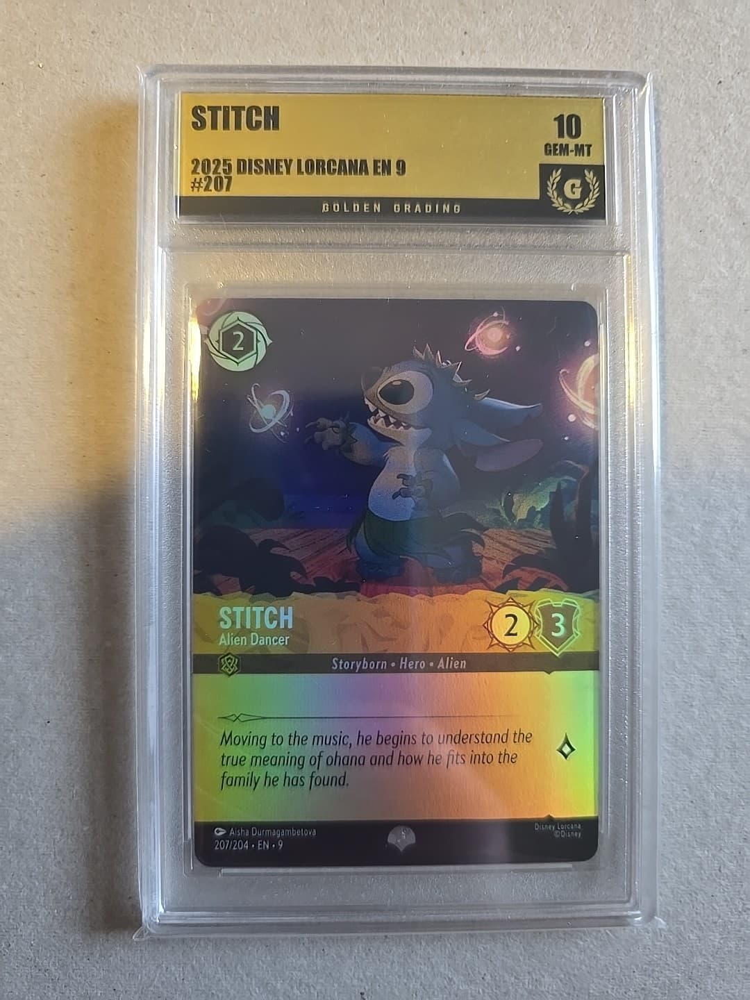 2025 STITCH Disney Lorcana En 9 #207