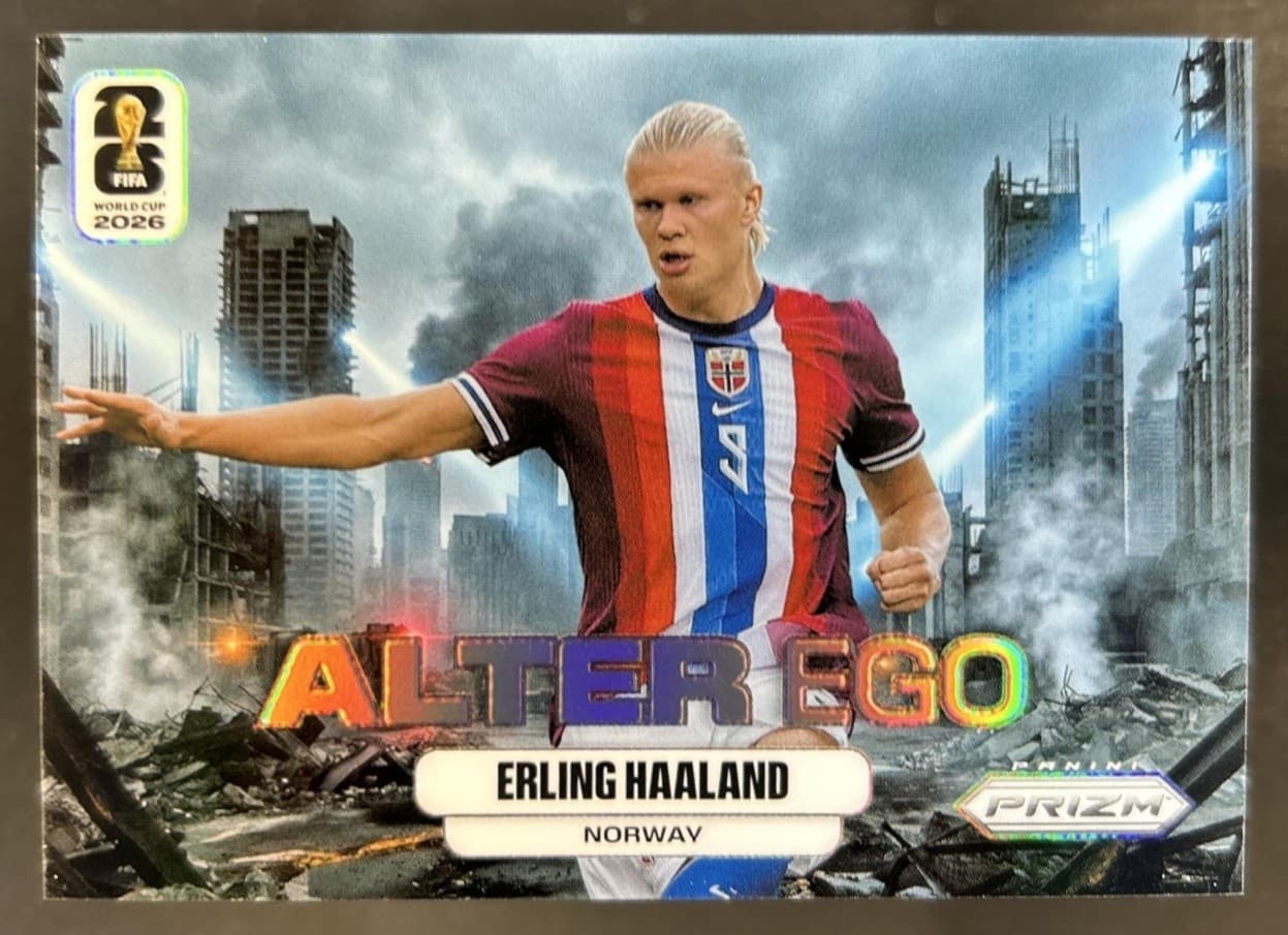 2026 Panini Prizm World Cup Erling Haaland Alter Ego SSP #4 Norway