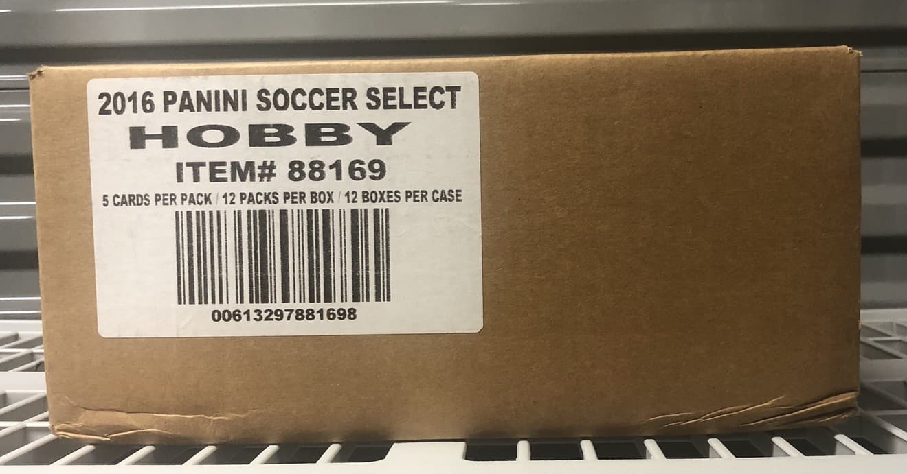 2016-17 Panini Select Soccer Sealed 12-Box Case Messi Ronaldo Pulisic Rookie Yr