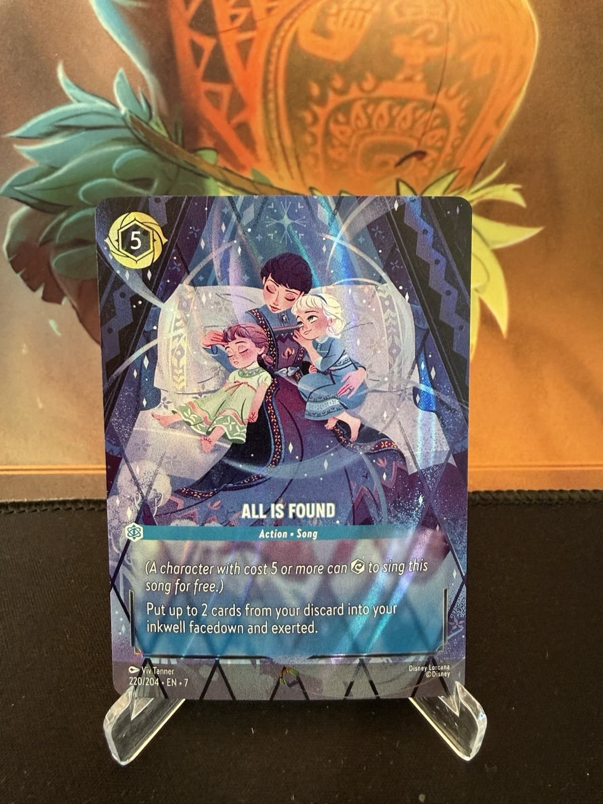 All Is Found Enchanted Rare - Elsa And Anna Art. Disney Lorcana 220/224