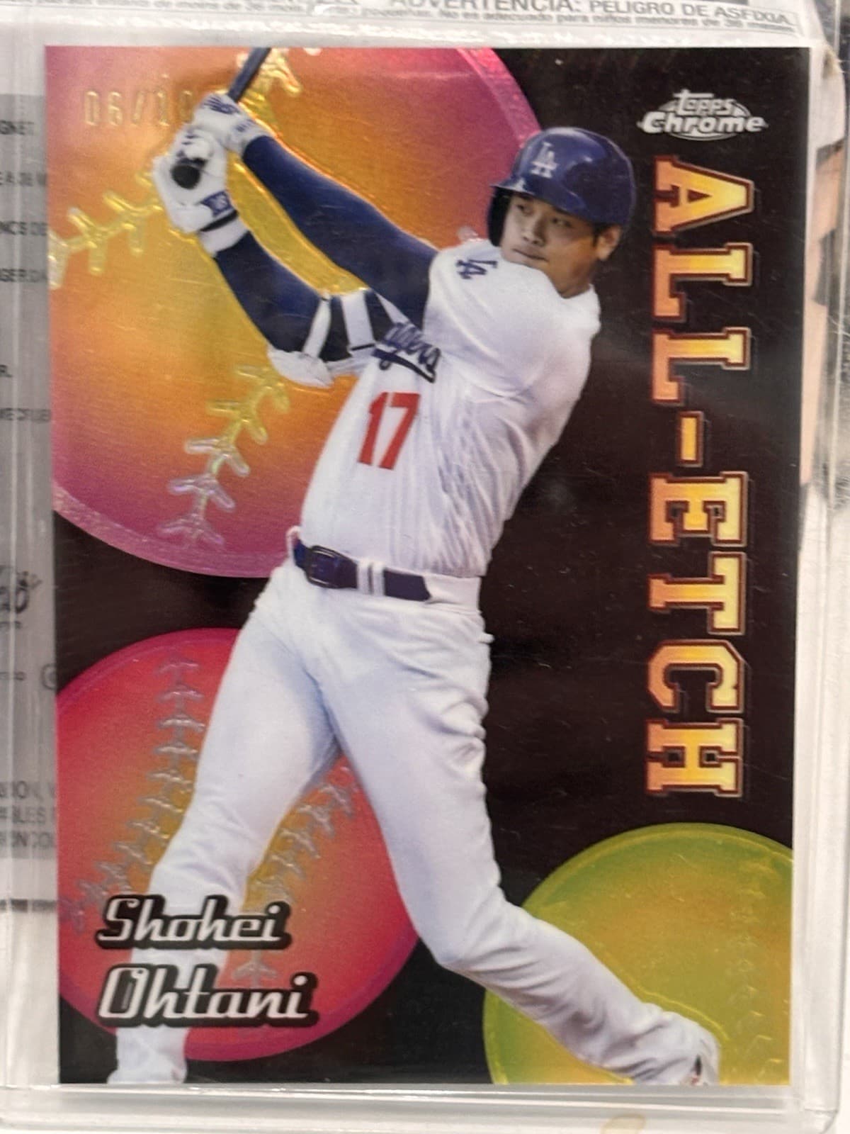 Topps 2024 Topps Chrome Shohei Ohtani Dodgers All-Etch Black Refractor /10