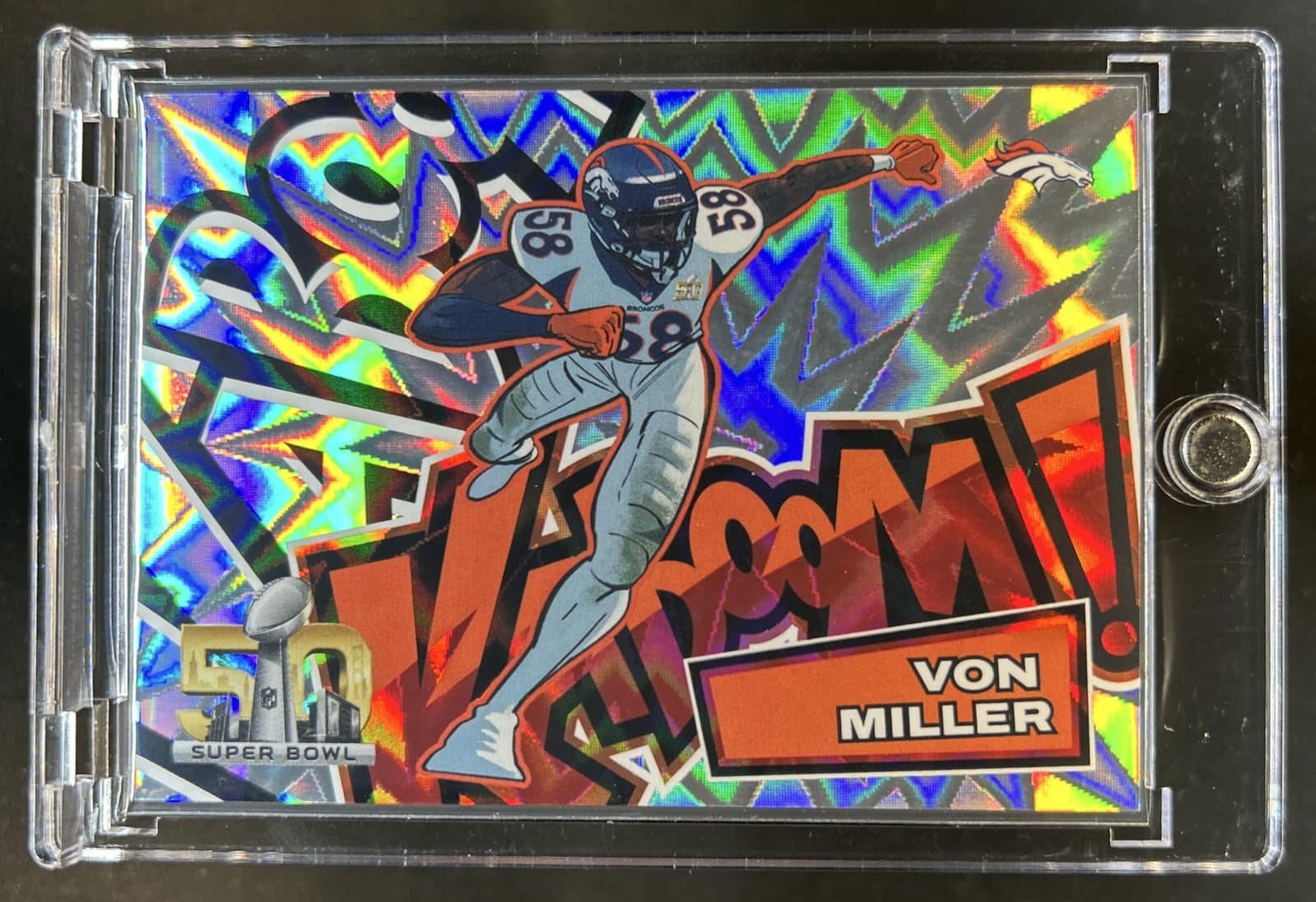 2025 Panini Absolute Von Miller Kaboom Super Bowl Horizontal #9 Broncos