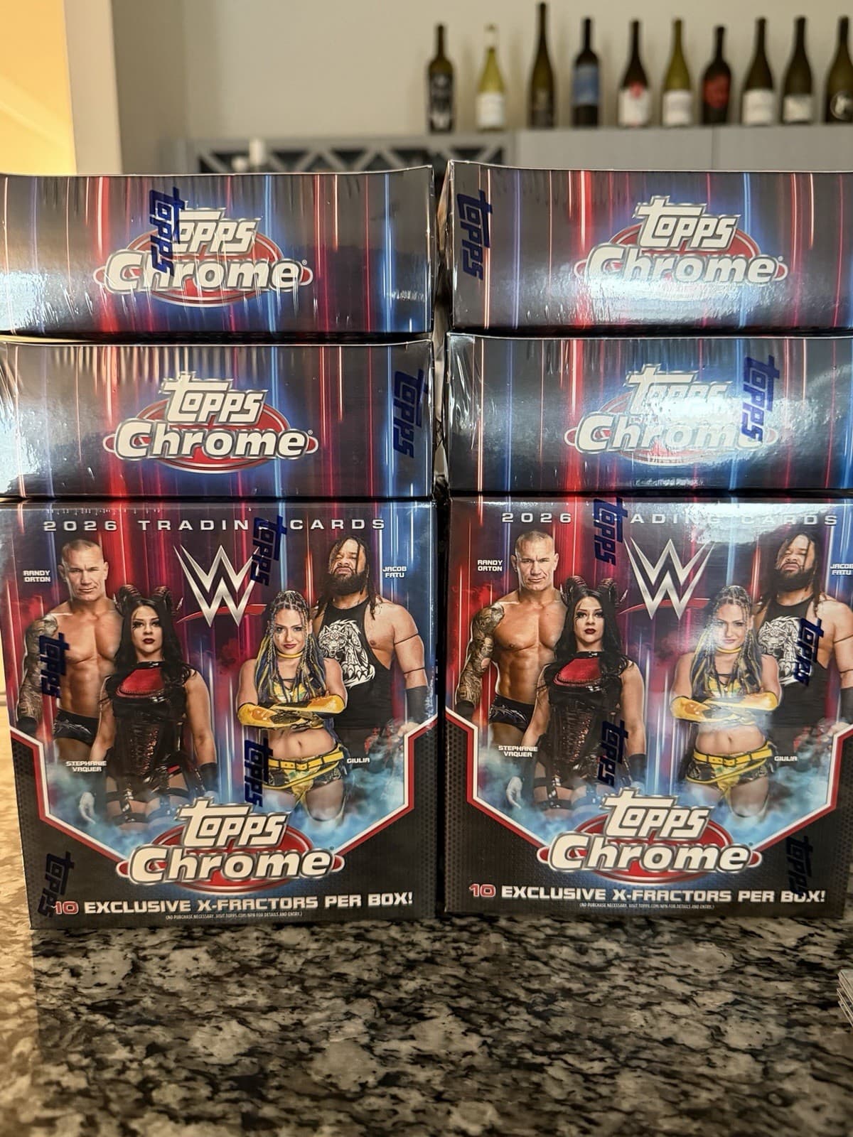 2026 Topps Chrome WWE Mega Boxes Day 1 Release