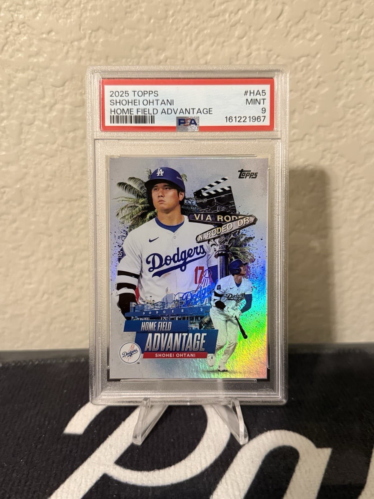 2025 Topps Series 1 Home Field Advantage Shohei Ohtani #HA-5 Dodgers PSA 9