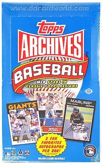 2012 Topps Archives Baseball Hobby Box Bryce Harper Rc Year!