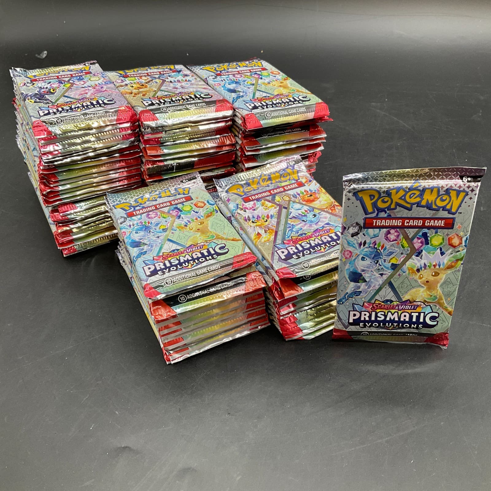 Lot of (100) Pokemon TCG Prismatic Evolutions Booster Packs SEALED