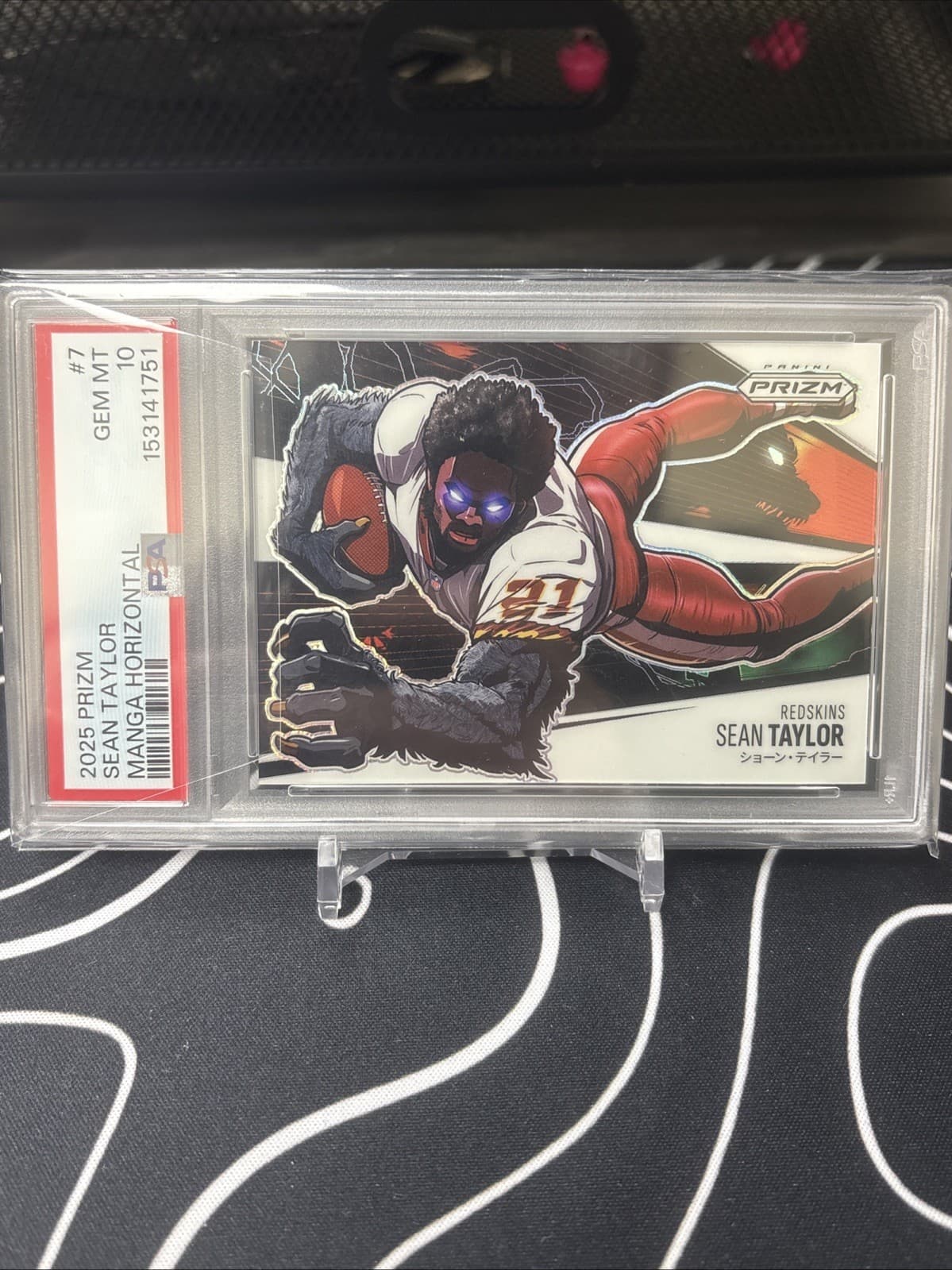 2025 Prizm Sean Taylor Manga Horizontal Case Hit #7