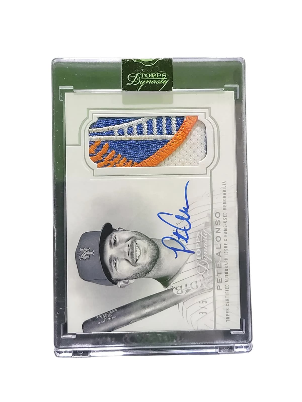 2020 Topps Dynasty Pete Alonso #DAP-PA2 Authentic Auto Patch /5