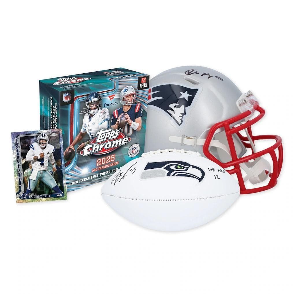 2025 TOPPS CHROME FOOTBALL FANATICS MEGA BOX