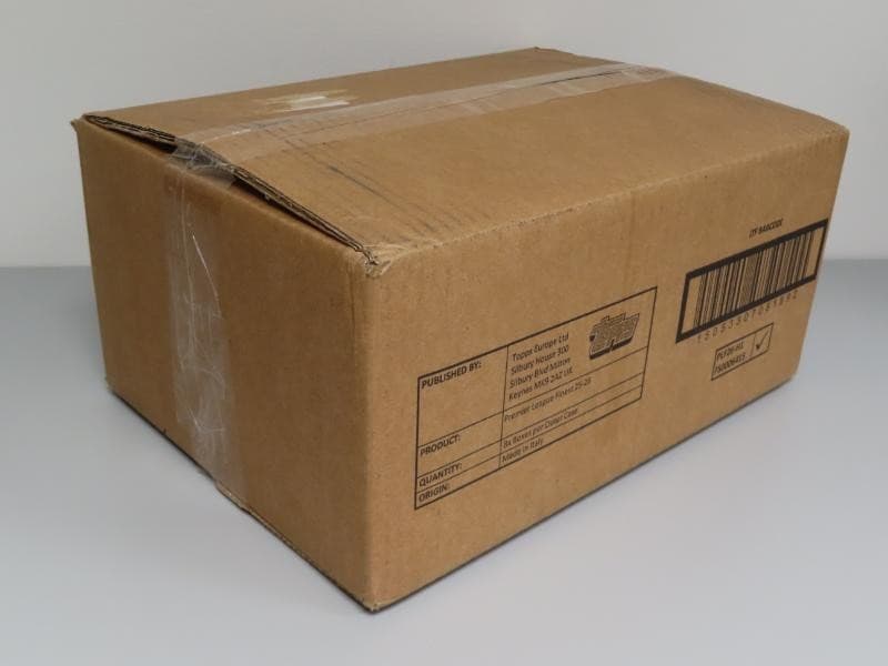 2025-26 Topps Finest Premier League Soccer Factory Sealed Hobby Box Case