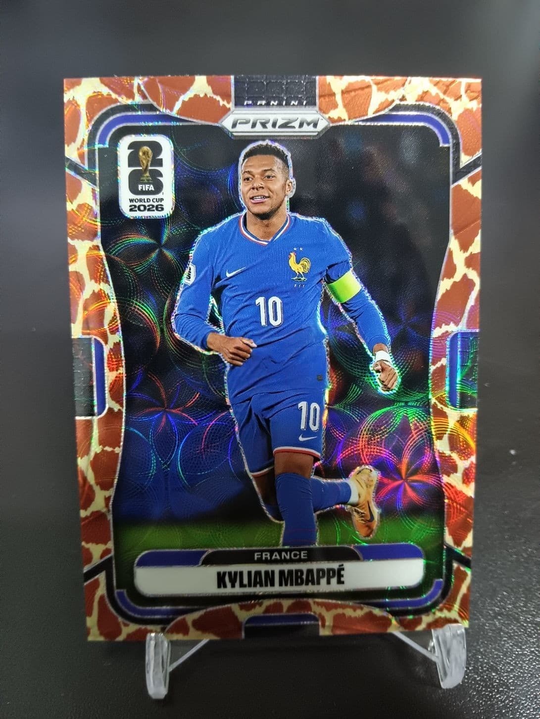 2026 Panini Prizm FIFA World Cup Kylian Mbappe #40 France Choice Giraffe SP
