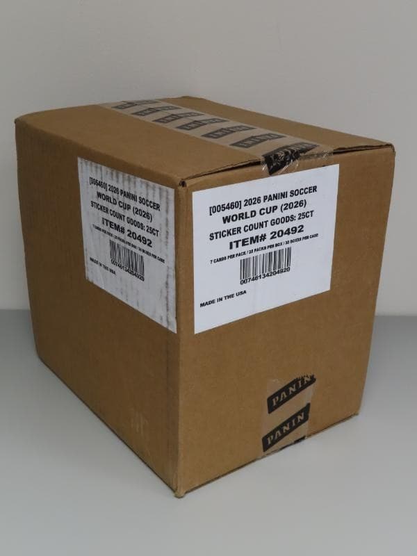 2026 Panini World Cup Soccer Stickers Factory Sealed Box Case
