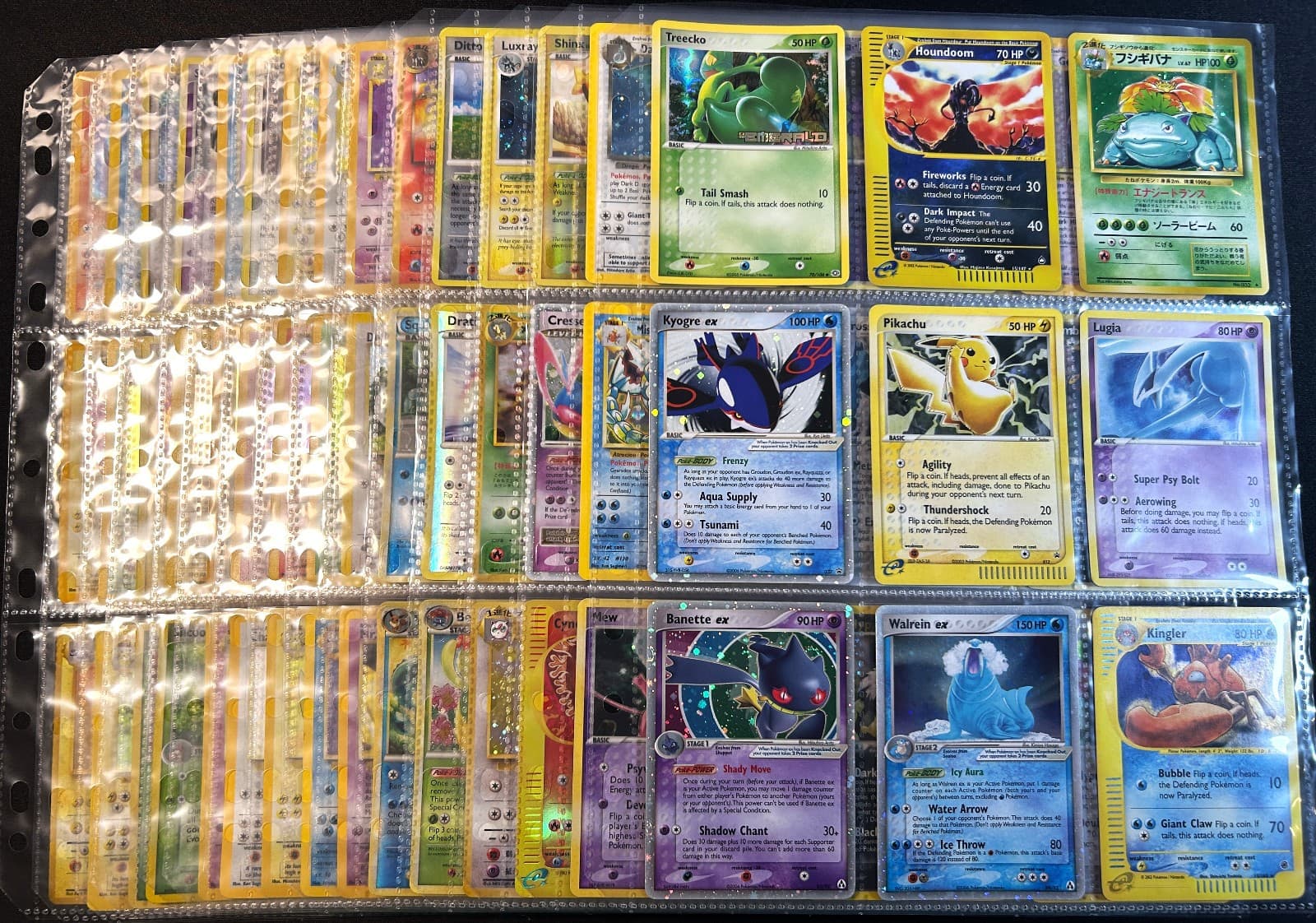 Lot of 135 ALL HOLO Vintage Pokemon Card Binder Collection