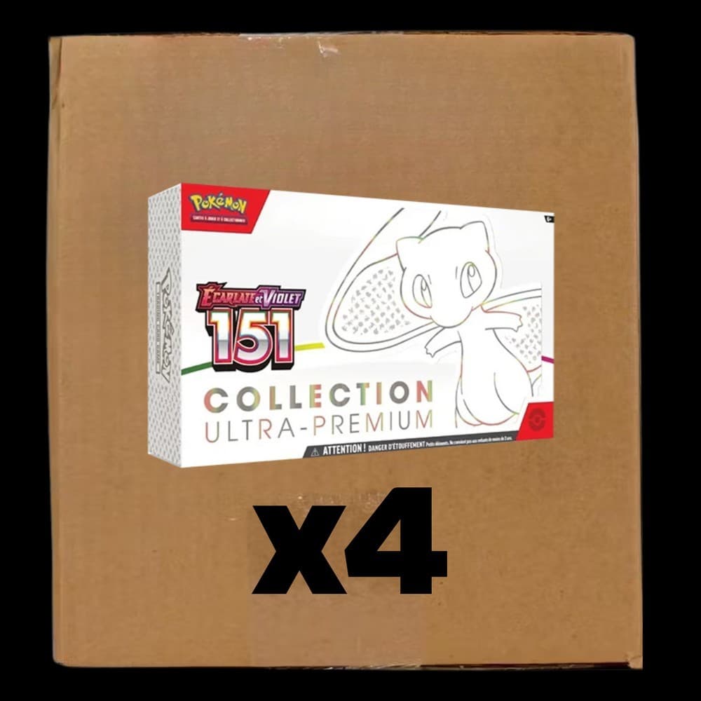 Pokemon TCG Scarlet & Violet 151 Ultra Premium Collection 4x UPC Case SEALED
