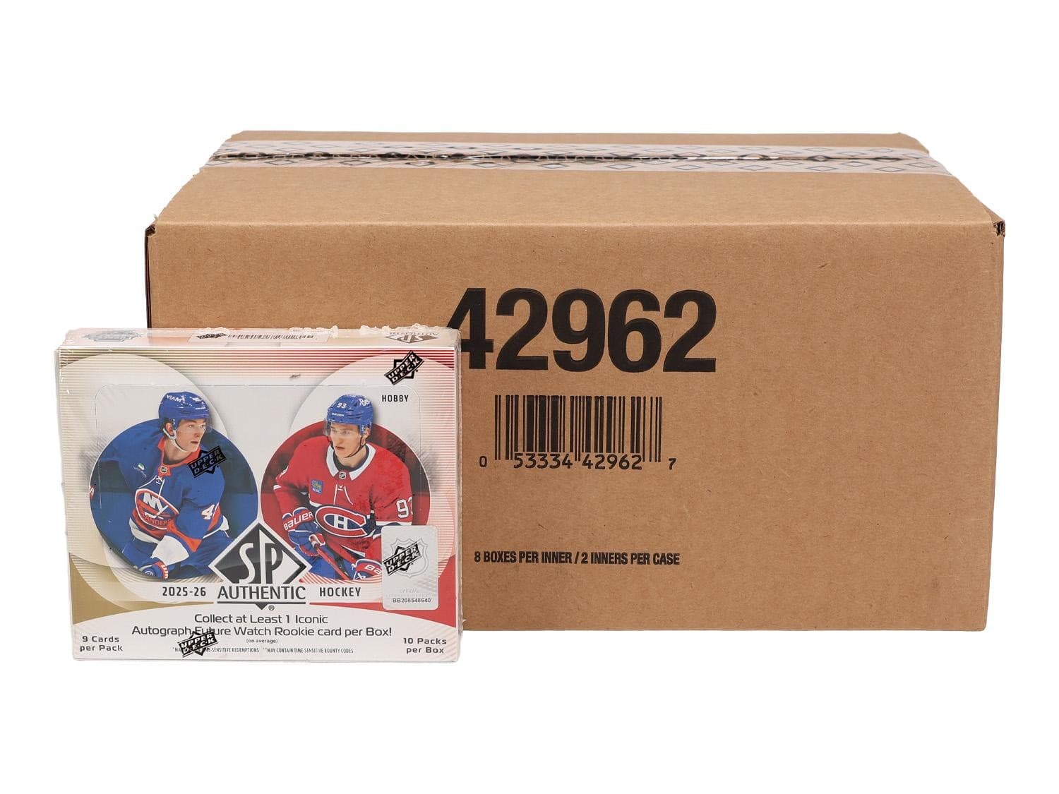 2025/26 Upper Deck Sp Authentic Hockey Hobby 16-Box Case